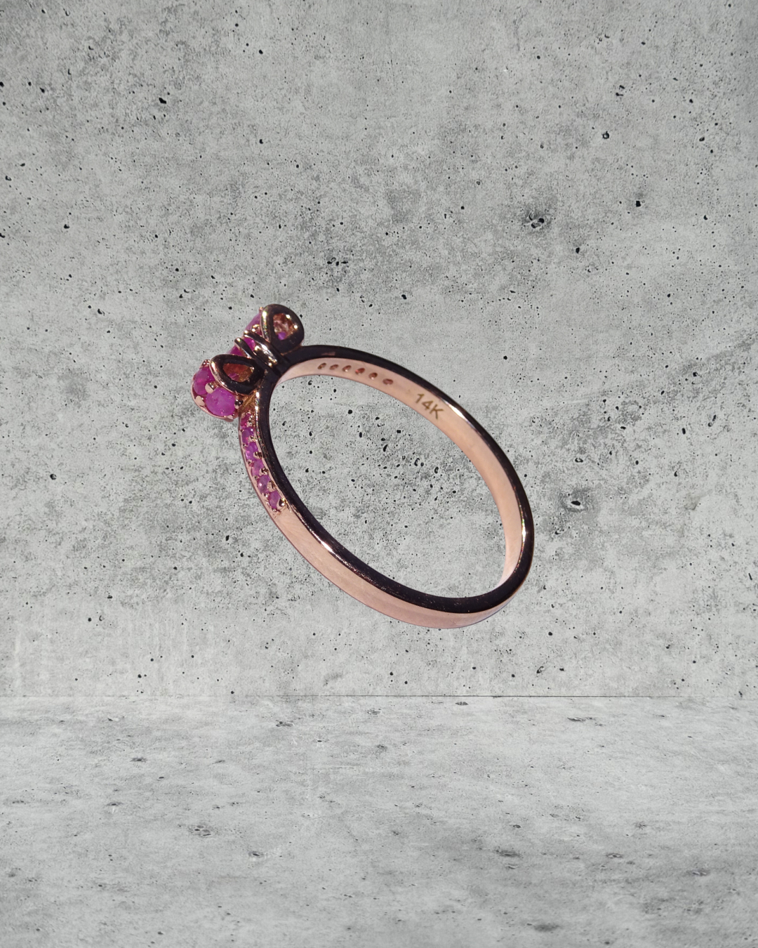 Ruby Bow Ring