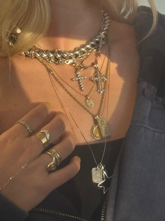 Decorated Cross Pendant