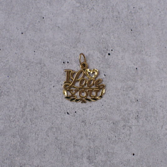 "I Love You" Charm