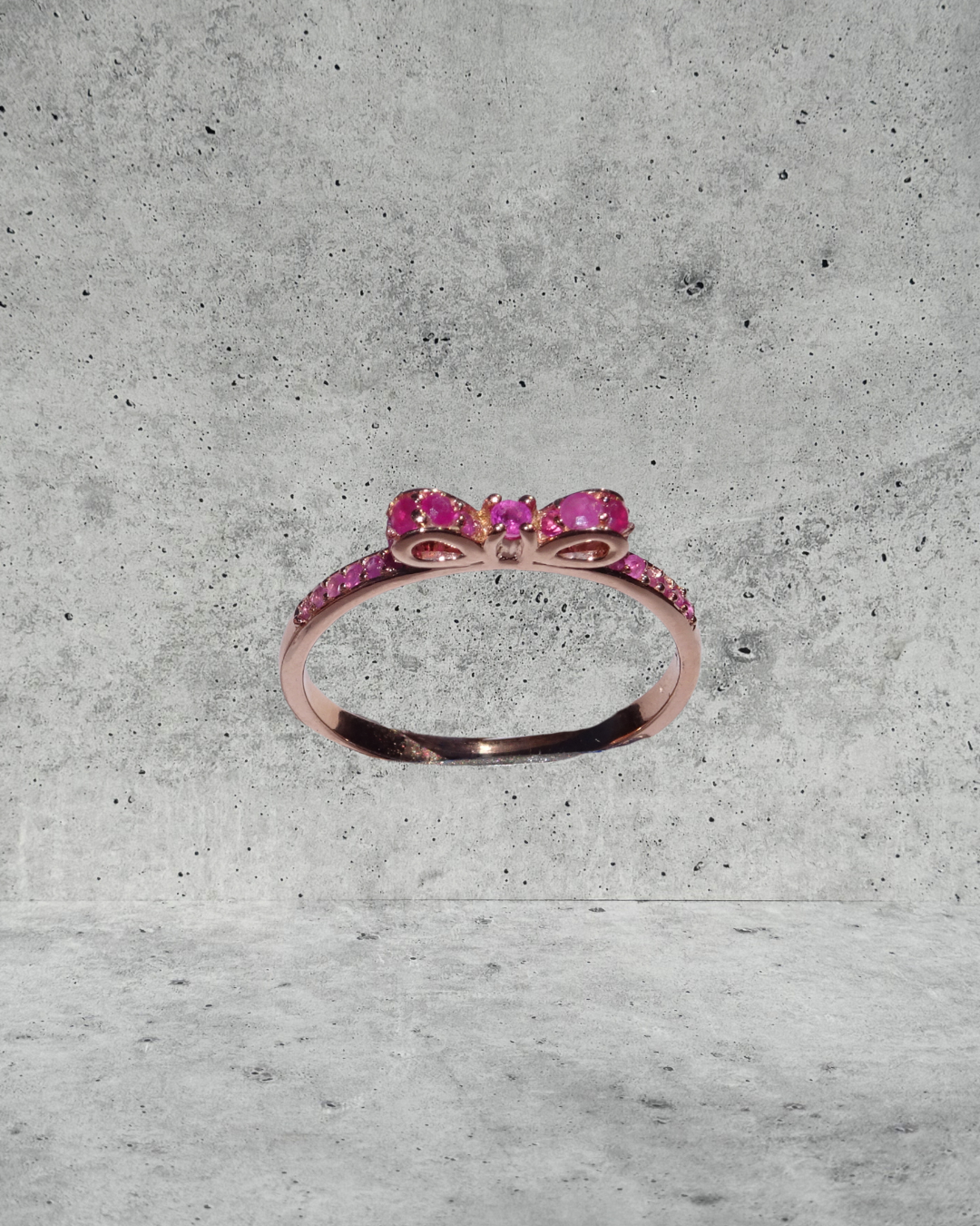 Ruby Bow Ring