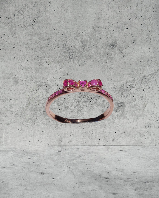Ruby Bow Ring