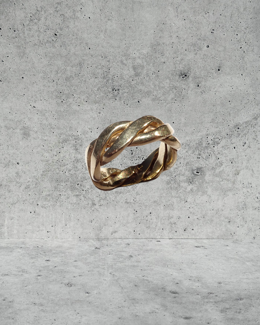 Gold Rope Ring