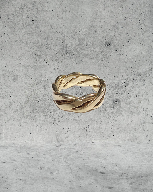 Gold Rope Ring