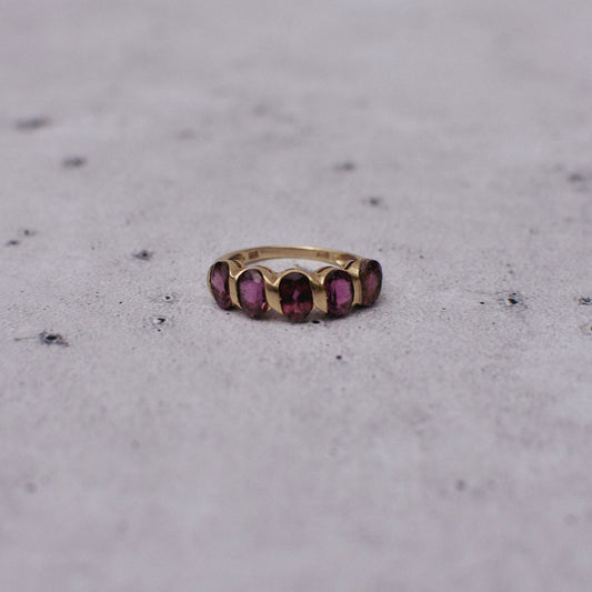 Cherry Tourmaline Ring - Size 5.75