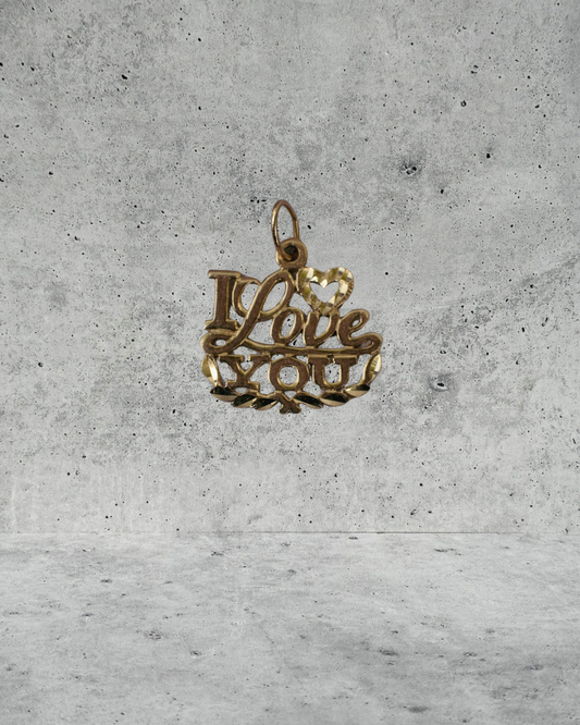 "I Love You" Charm