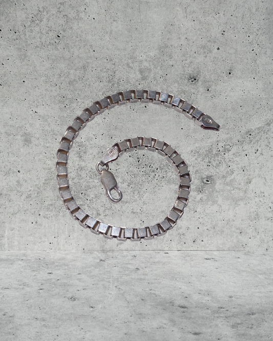 Silver Box Chain Bracelet
