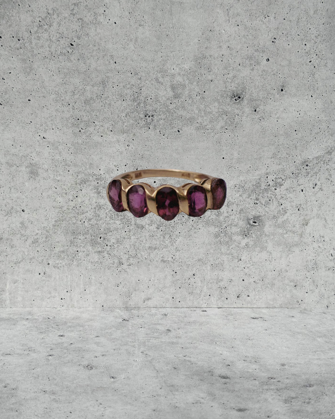 Cherry Tourmaline Ring - Size 5.75