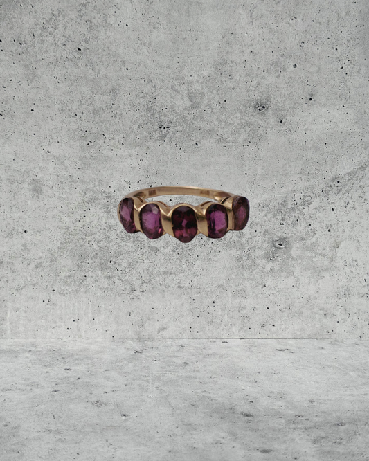 Cherry Tourmaline Ring - Size 5.75