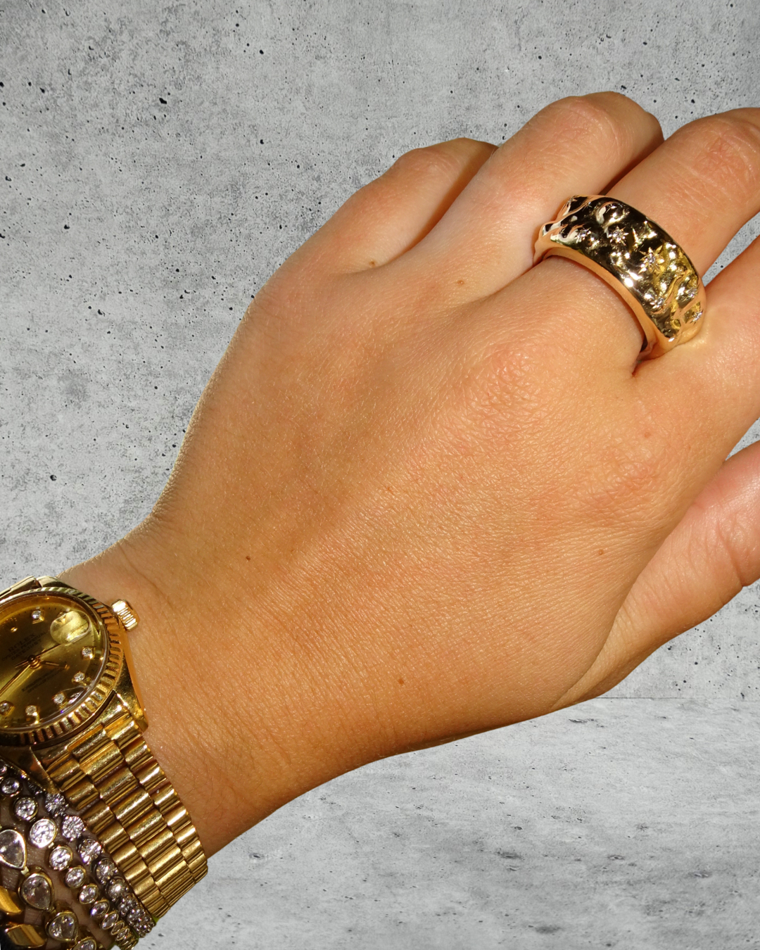 The Starry Clay Ring Shell